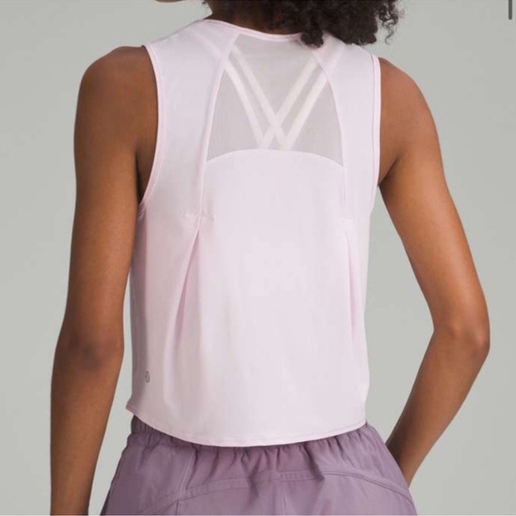 Lululemon Sculpt Cropped Tank Top Pleated - Picture 1 of 6